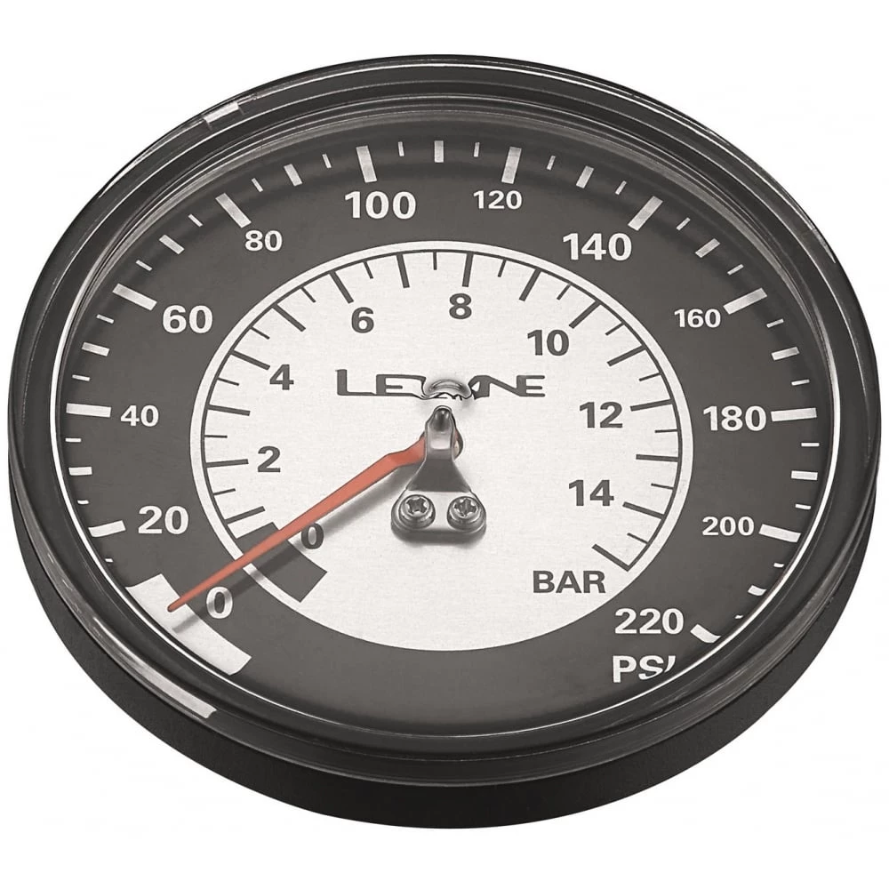 Lezyne Replacement 220 PSI 3.5" Gauge For HP Floor Pumps