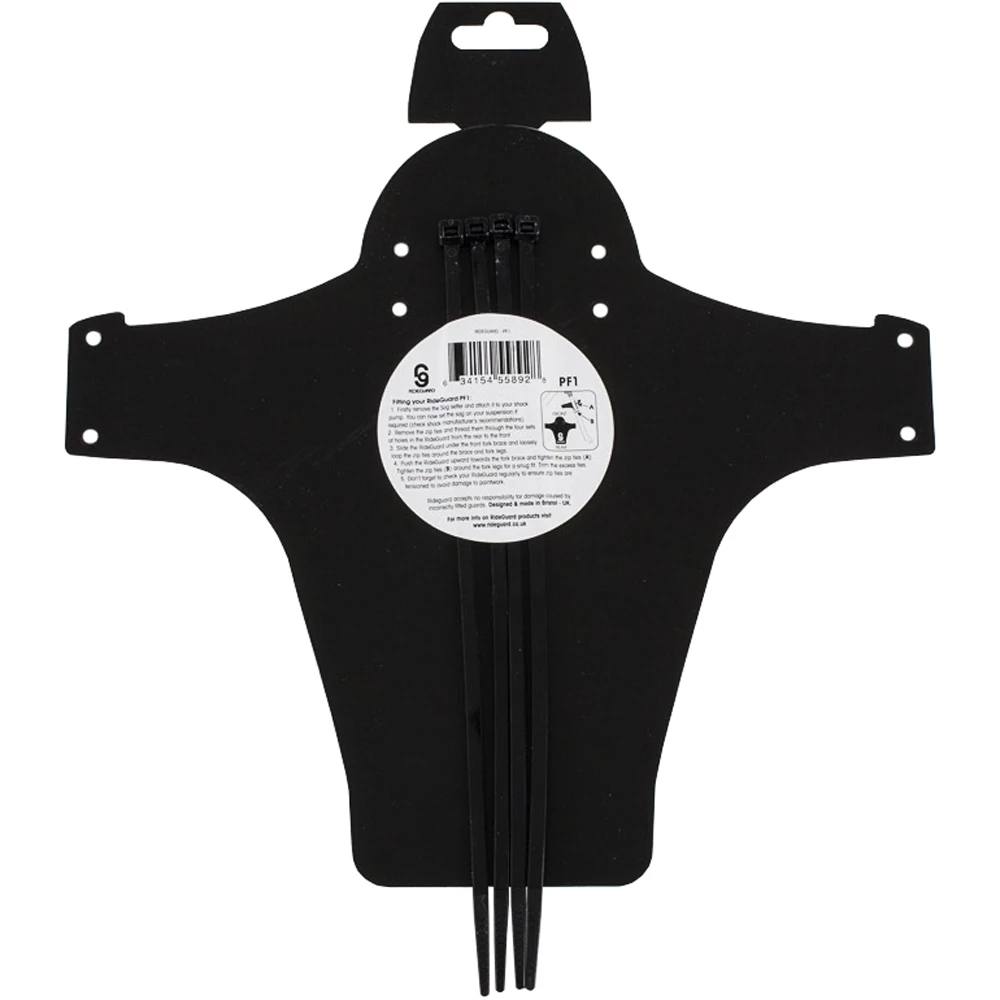 Orange RideGuard Front Mudguard - Image 2